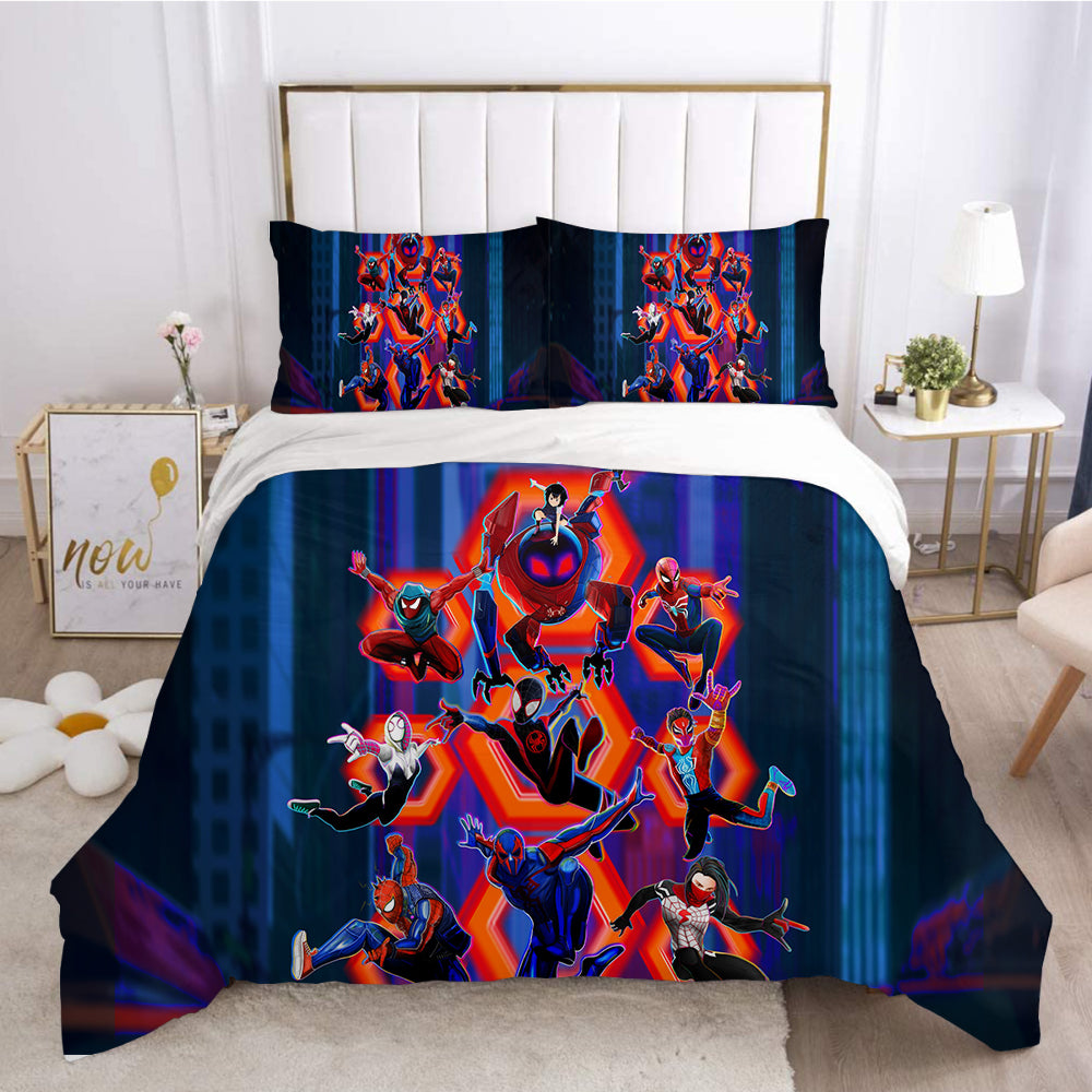 Spider Man Across the Spider Verse #1 3D Printed Duvet Cover Quilt Cover Pillowcase Bedding Set Bed Linen Home Decor