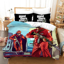 Load image into Gallery viewer, Grand Theft Auto #5 Duvet Cover Quilt Cover Pillowcase Bedding Set Bed Linen Home Decor