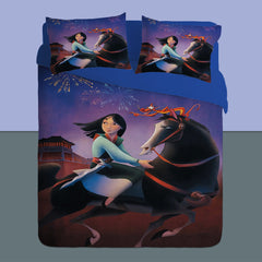 Mulan #5 Duvet Cover Quilt Cover Pillowcase Bedding Set Bed Linen Home Bedroom Decor