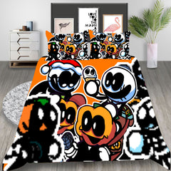 Friday Night Funkin' Skid and Pump #1 Duvet Cover Quilt Cover Pillowcase Bedding Set