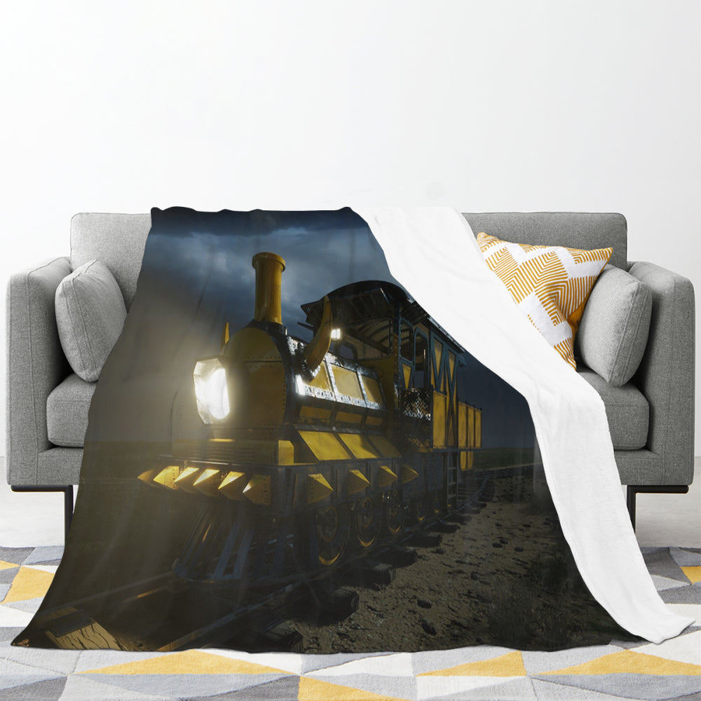 Choo Choo Charles 3D Printed Plush Blanket Flannel Fleece Throw