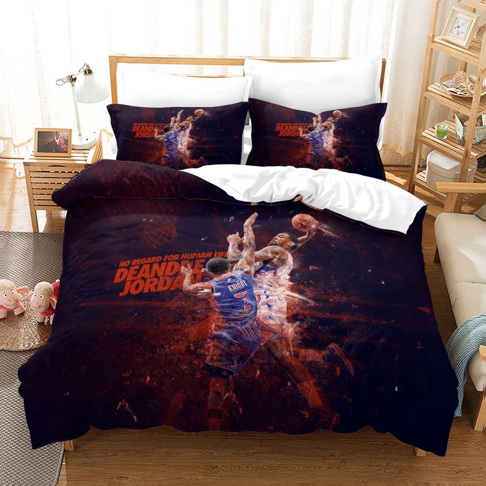 Basketball #7 Duvet Cover Quilt Cover Pillowcase Bedding Set Bed Linen Home Bedroom Decor