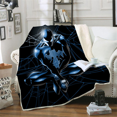 Spider Man Peter Parker Spiderman #11 Blanket Super Soft Cozy Sherpa Fleece Throw Blanket for Men Boys