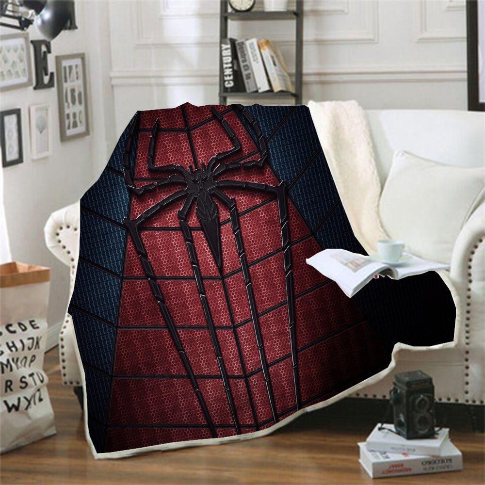 Spider Man Peter Parker Spiderman #10 Blanket Super Soft Cozy Sherpa Fleece Throw Blanket for Men Boys