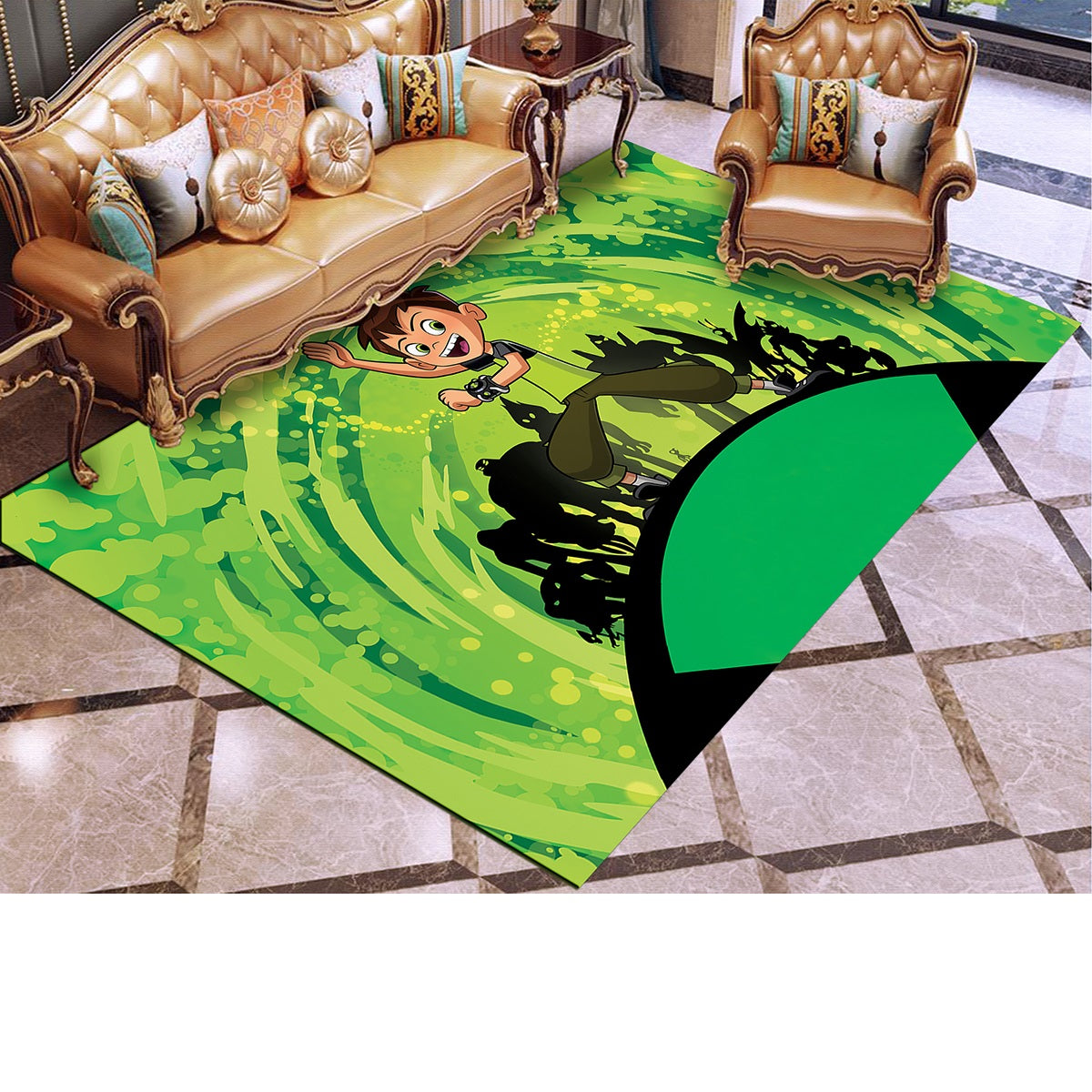 Ben 10 #1 Graphic Carpet Living Room Bedroom Sofa Rug Door Mat Kitchen Bathroom Mats for Kids