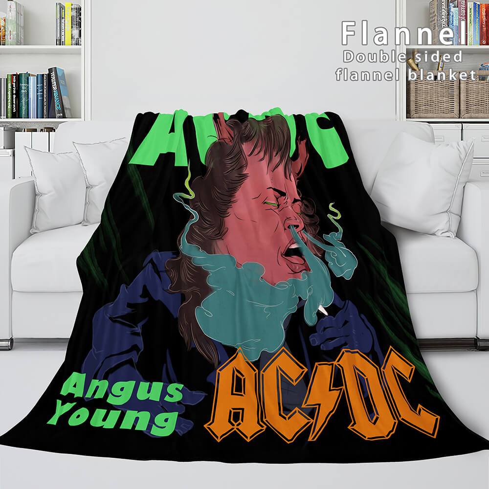 2024 NEW ACDC Orchestra Flannel Fleece Blanket