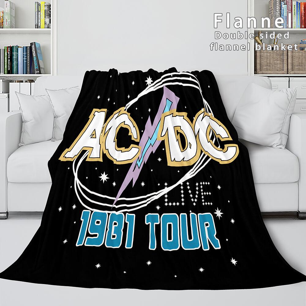 2024 NEW ACDC Orchestra Flannel Fleece Blanket