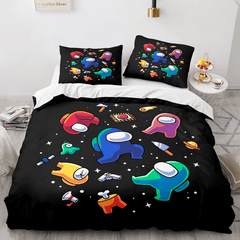 2024 NEW Among Us PatternCosplay Bedding Sets Quilt Cover