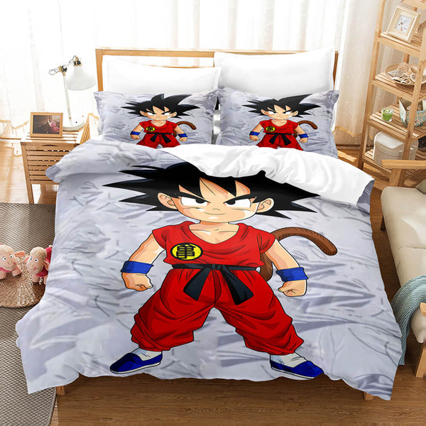 2025 NEW Anime Dragon Ball Bedding Sets Kids Quilt Cover