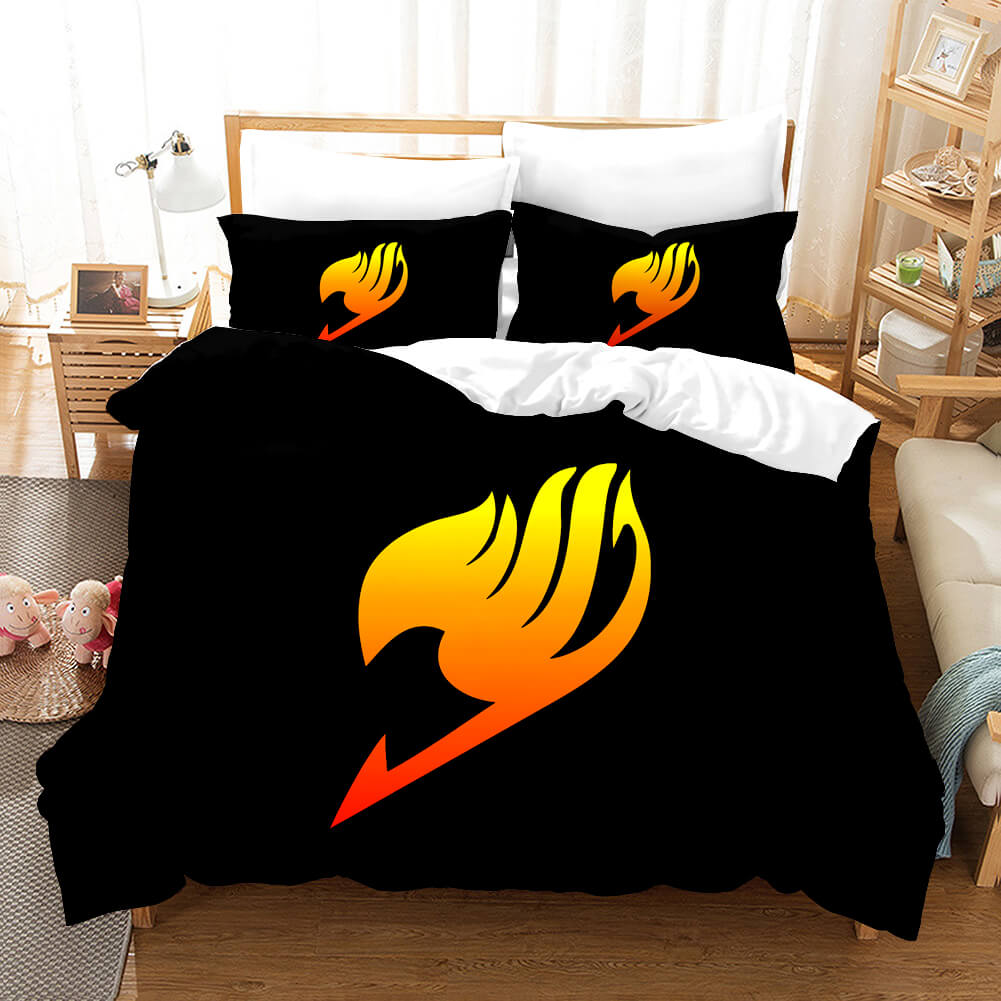 2024 NEW Anime Fairy Tail Cosplay Bedding Set Quilt Covers Without Filler