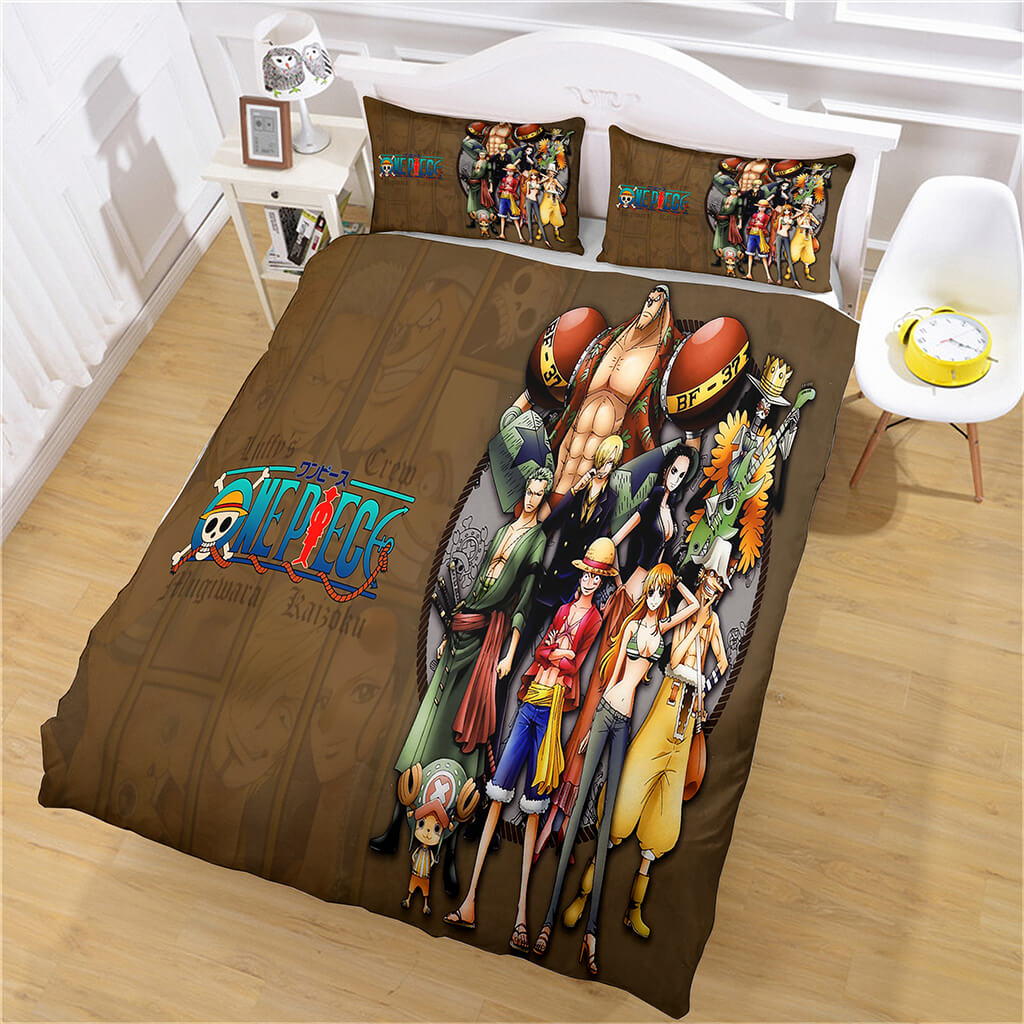 2024 NEW Anime One Piece Bedding Set Cosplay Quilt Cover Without Filler