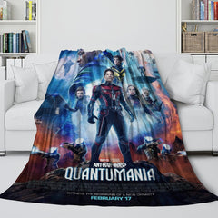 2024 NEW Ant-Man and The Wasp Quantumania Blanket Flannel Fleece Throw