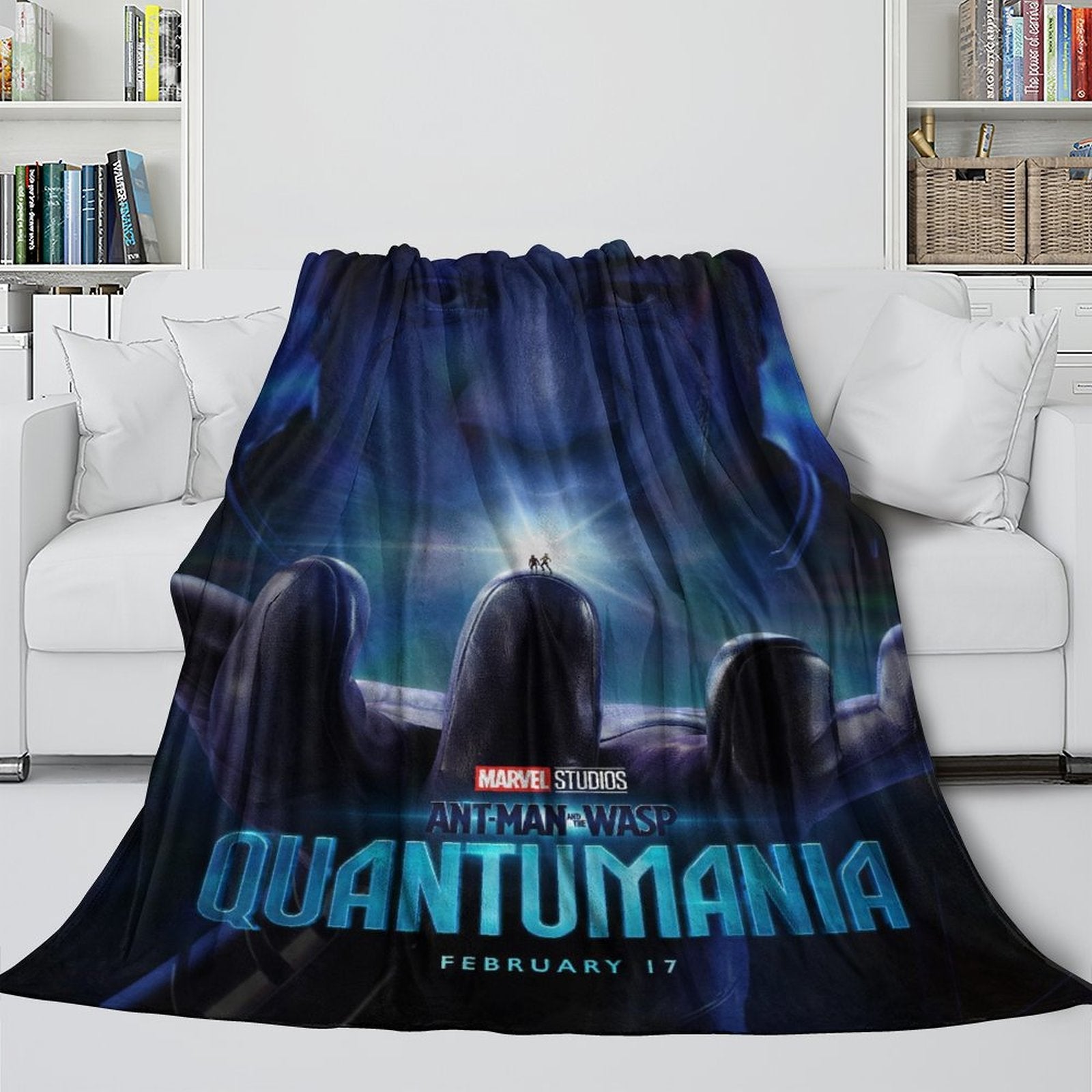 2024 NEW Ant-Man and The Wasp Quantumania Blanket Flannel Fleece Throw