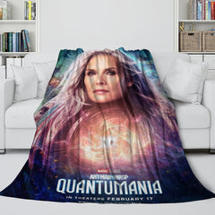 2024 NEW Ant-Man and The Wasp Quantumania Blanket Flannel Fleece Throw