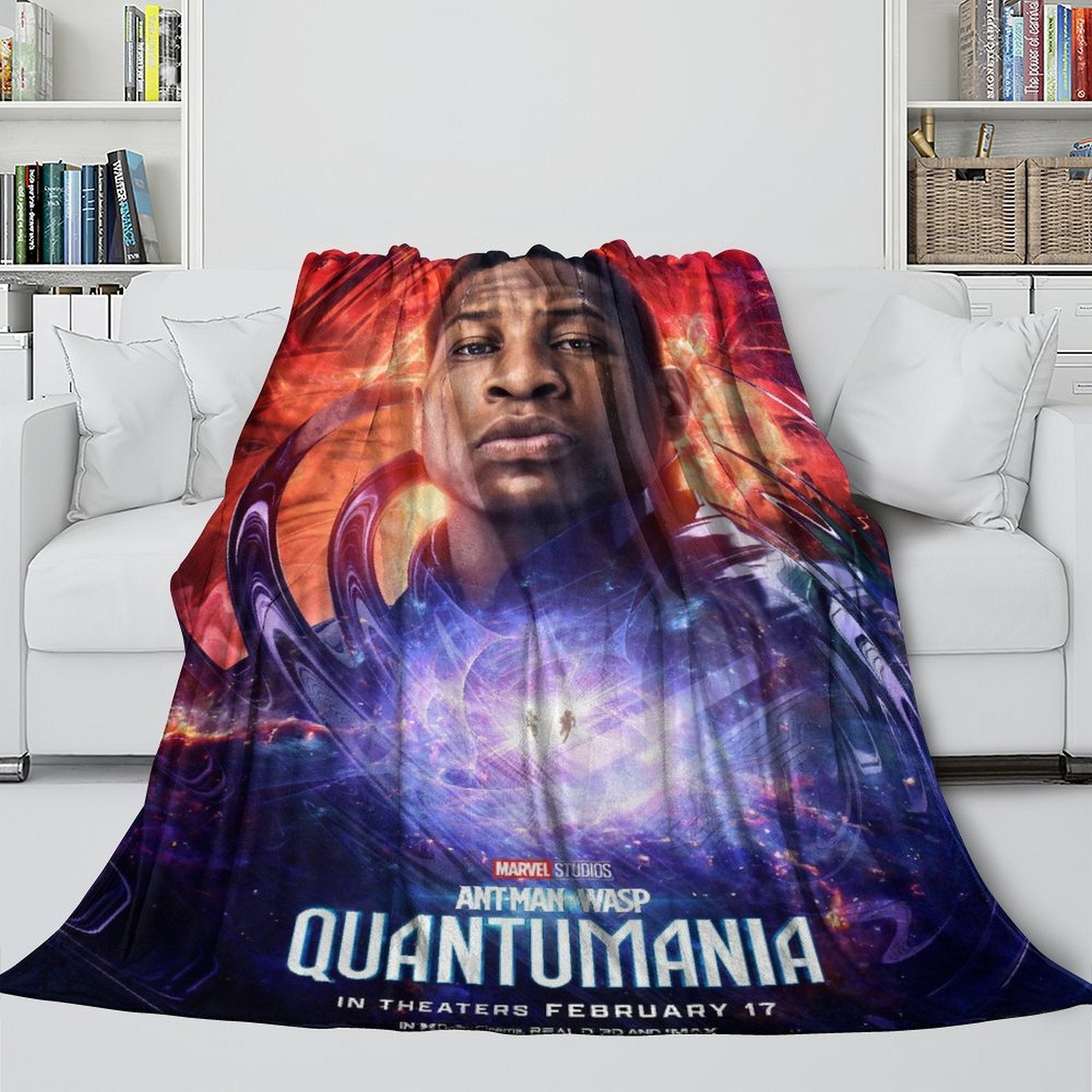 2024 NEW Ant-Man and The Wasp Quantumania Blanket Flannel Fleece Throw