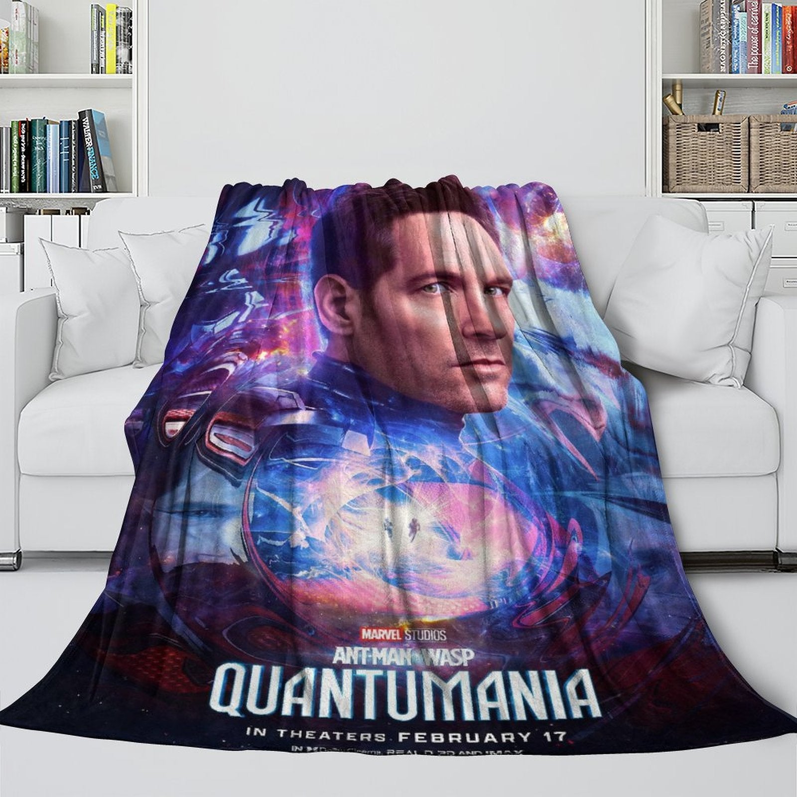 2024 NEW Ant-Man and The Wasp Quantumania Blanket Flannel Fleece Throw