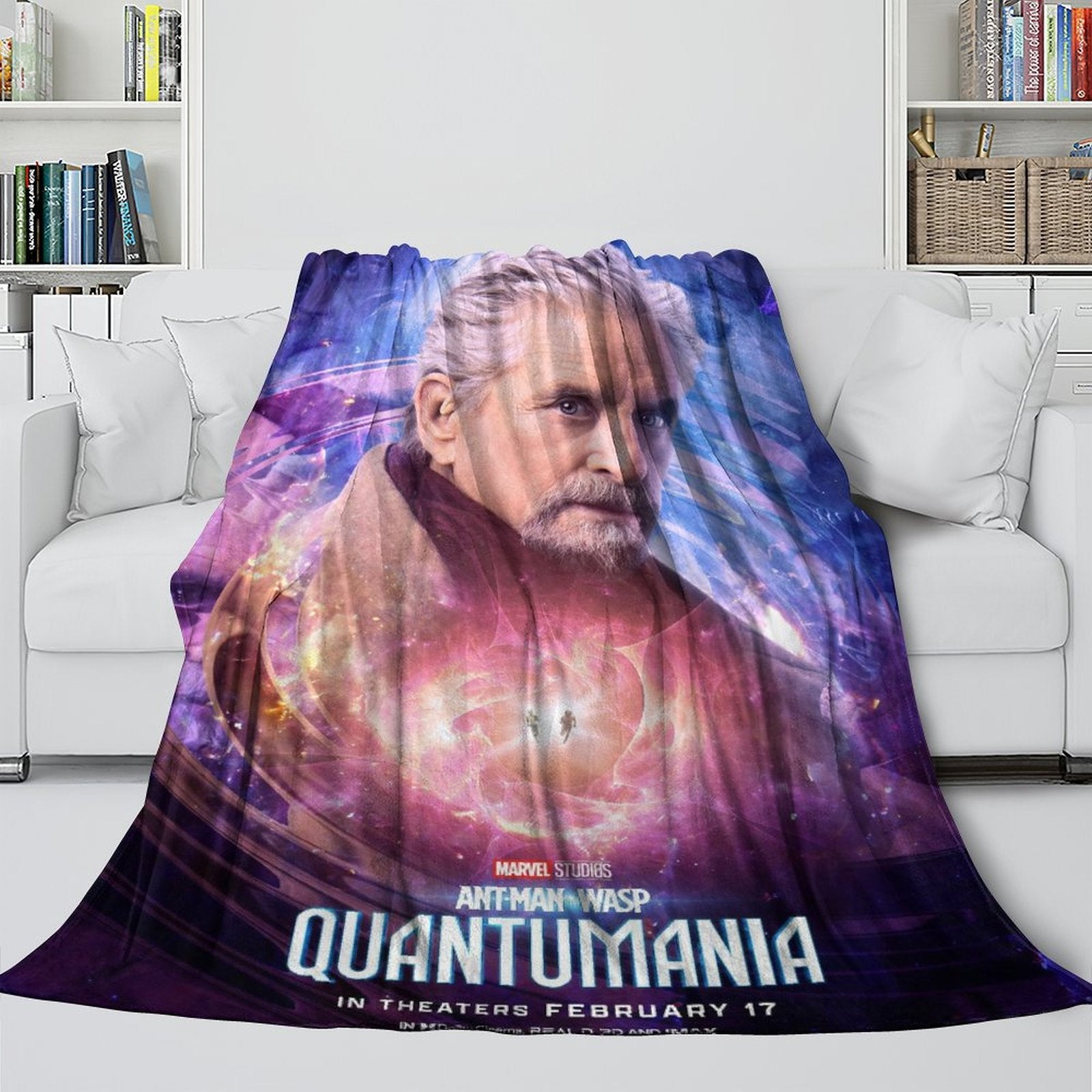 2024 NEW Ant-Man and The Wasp Quantumania Blanket Flannel Fleece Throw