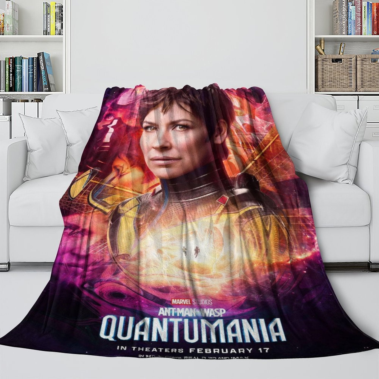 2024 NEW Ant-Man and The Wasp Quantumania Blanket Flannel Fleece Throw