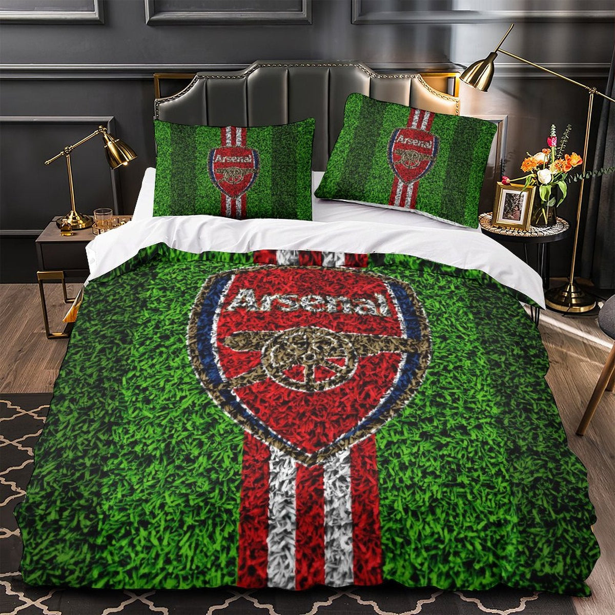 2024 NEW Arsenal Football Club Bedding Set Quilt Cover Without Filler