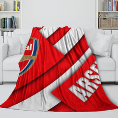 2024 NEW Arsenal Football Club Blanket Flannel Throw Room Decoration