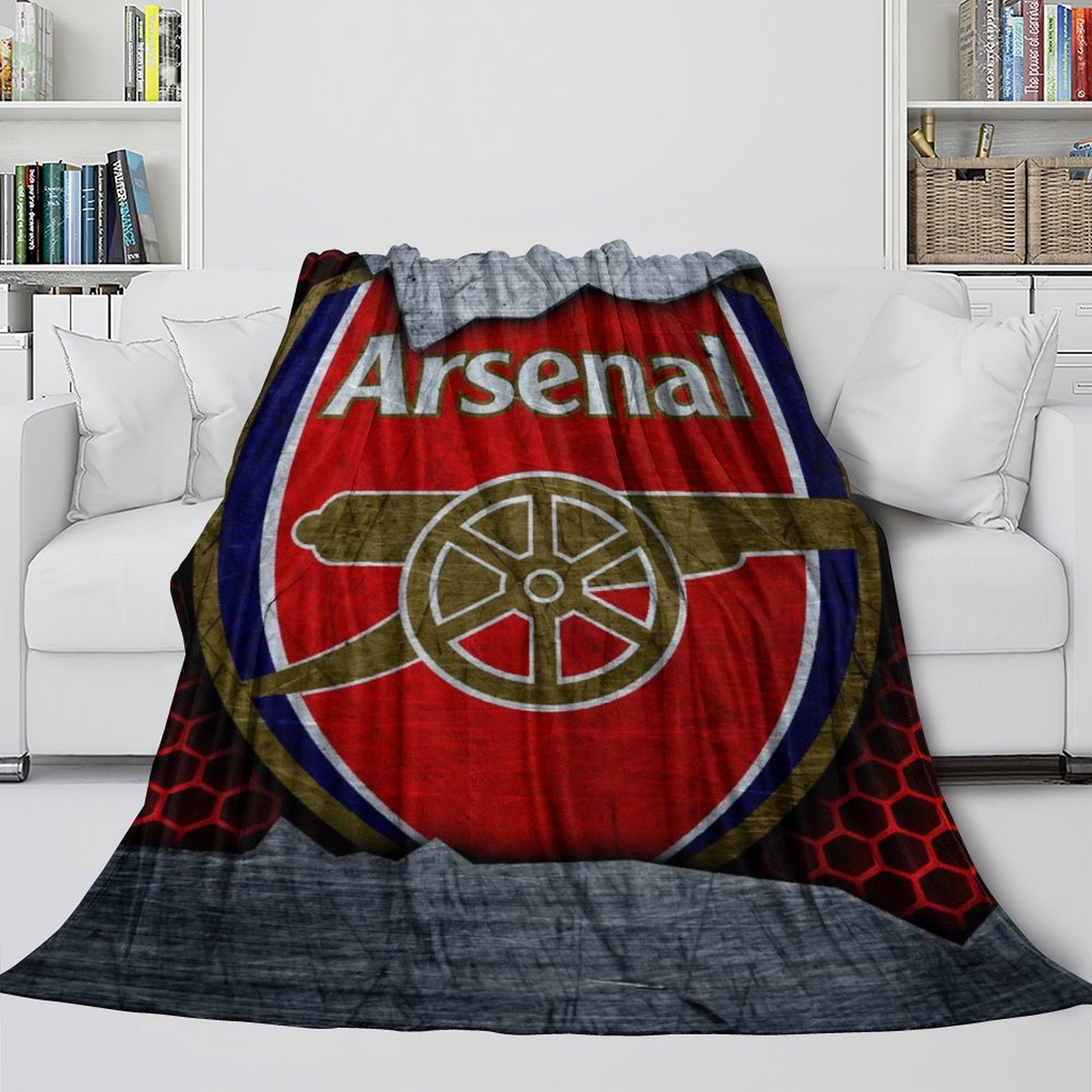 2024 NEW Arsenal Football Club Blanket Flannel Throw Room Decoration