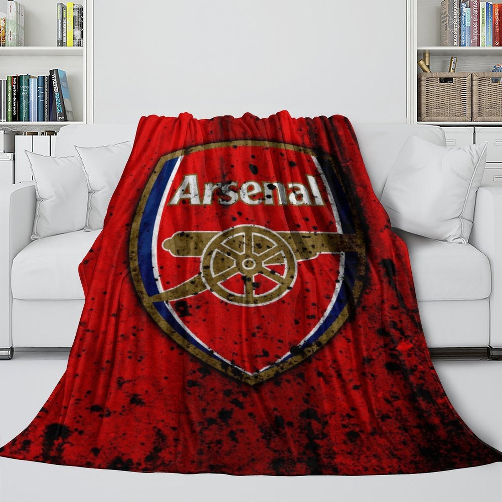 2024 NEW Arsenal Football Club Blanket Flannel Throw Room Decoration