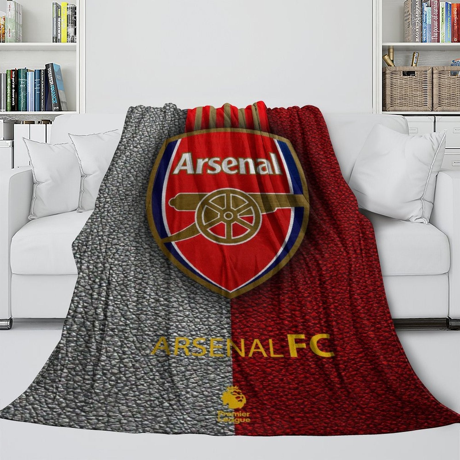 2024 NEW Arsenal Football Club Blanket Flannel Throw Room Decoration