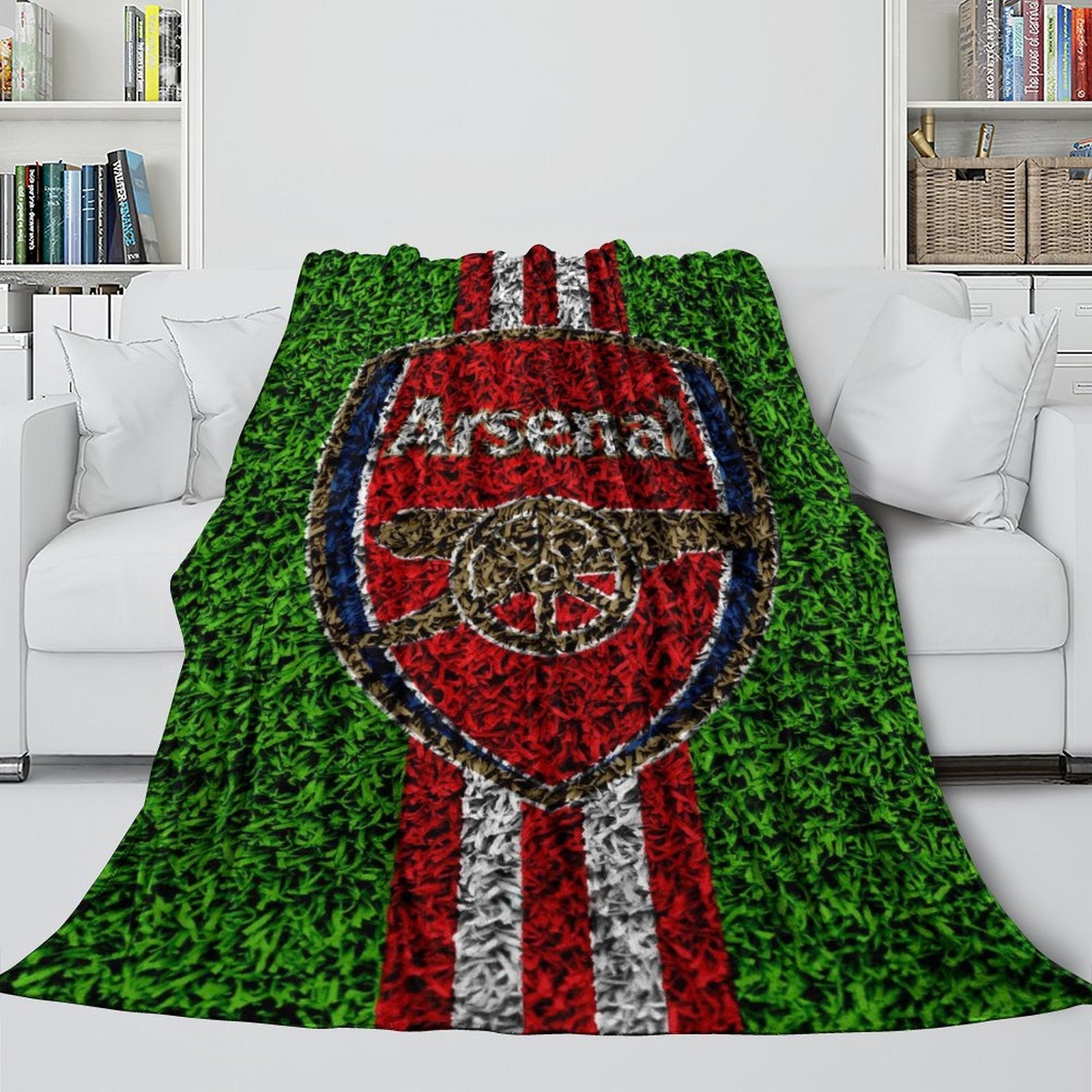 2024 NEW Arsenal Football Club Blanket Flannel Throw Room Decoration