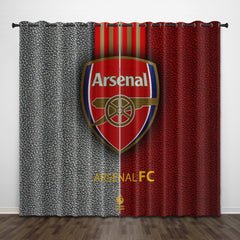 2024 NEW Arsenal Football Club Curtains Pattern Blackout Window Drapes