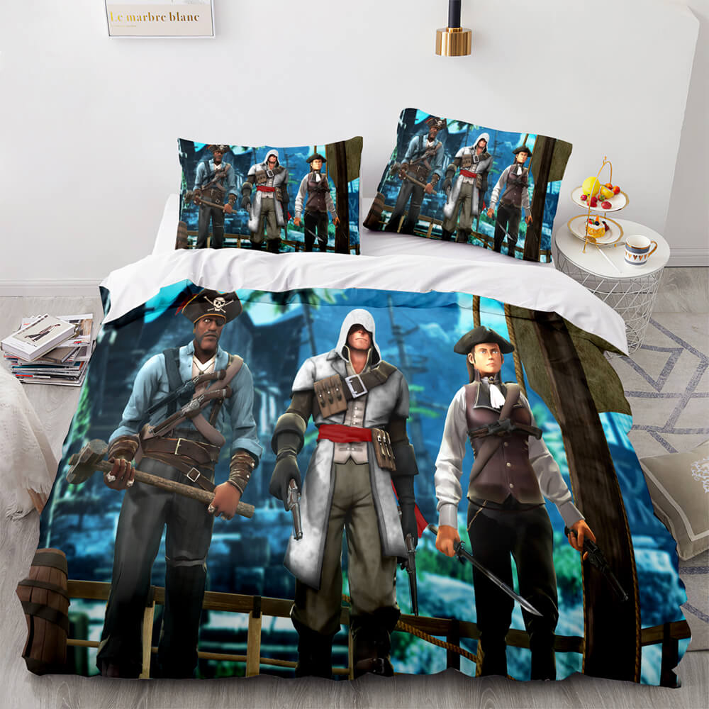 2024 NEW Assassin's Creed Bedding Set Quilt Covers Without Filler