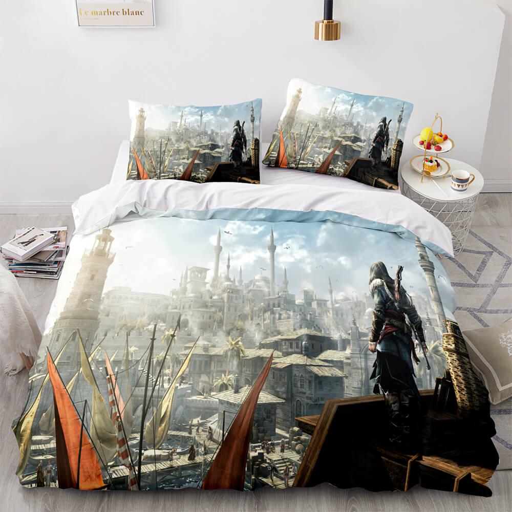 2024 NEW Assassin's Creed Bedding Set Quilt Covers Without Filler