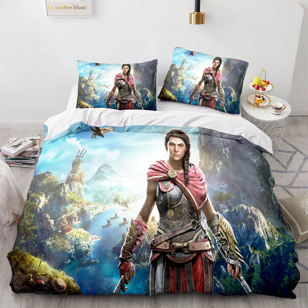 2024 NEW Assassin's Creed Bedding Set Quilt Covers Without Filler