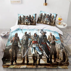 2024 NEW Assassin's Creed Bedding Set Quilt Covers Without Filler