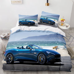 2024 NEW Aston Martin Car Cosplay Bedding Set Quilt Covers