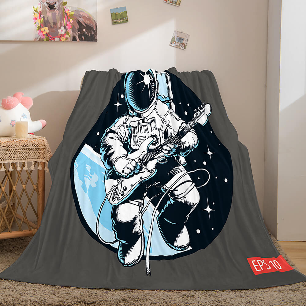 2024 NEW Astronaut Blanket Soft Flannel Blanket