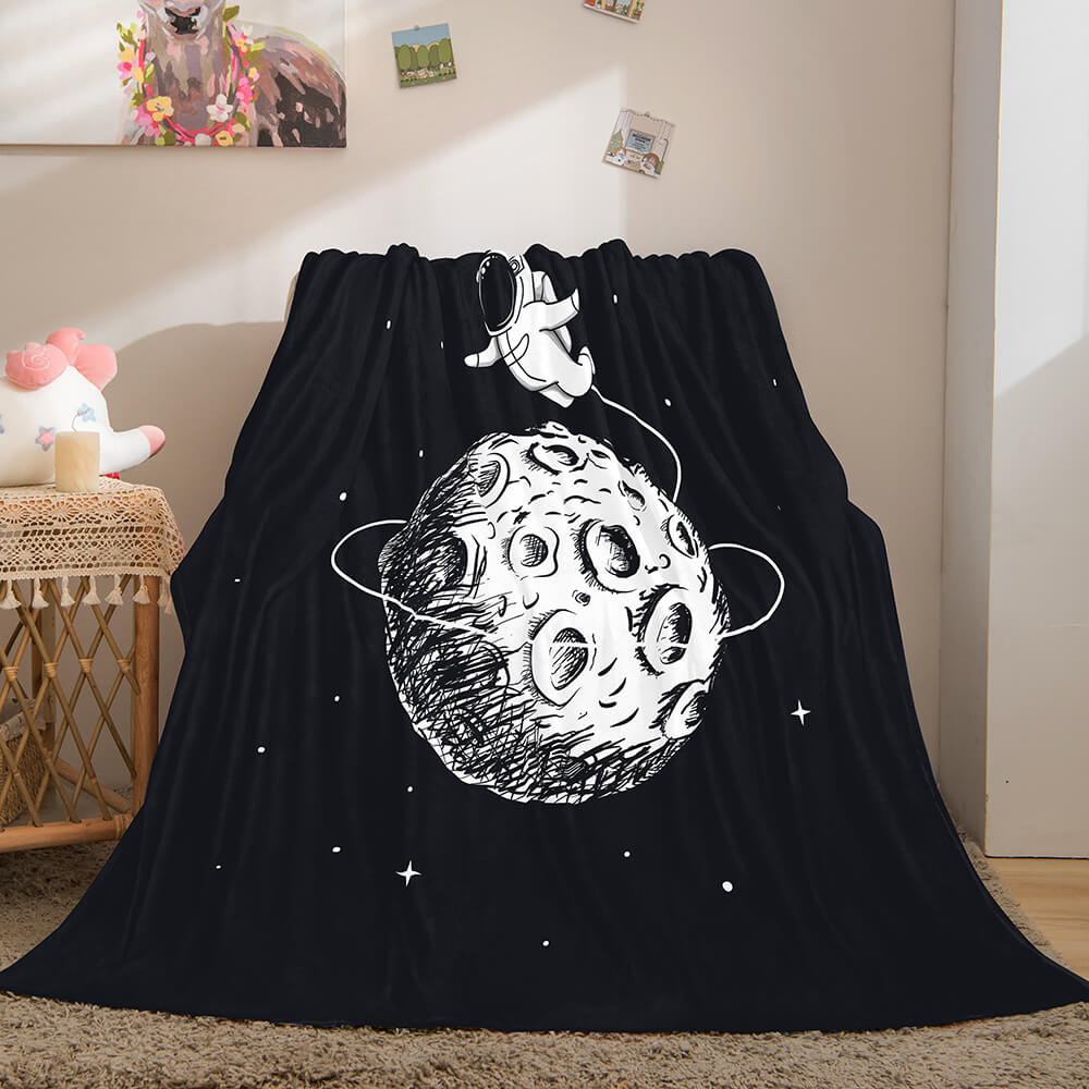 2024 NEW Astronaut Blanket Soft Flannel Blanket