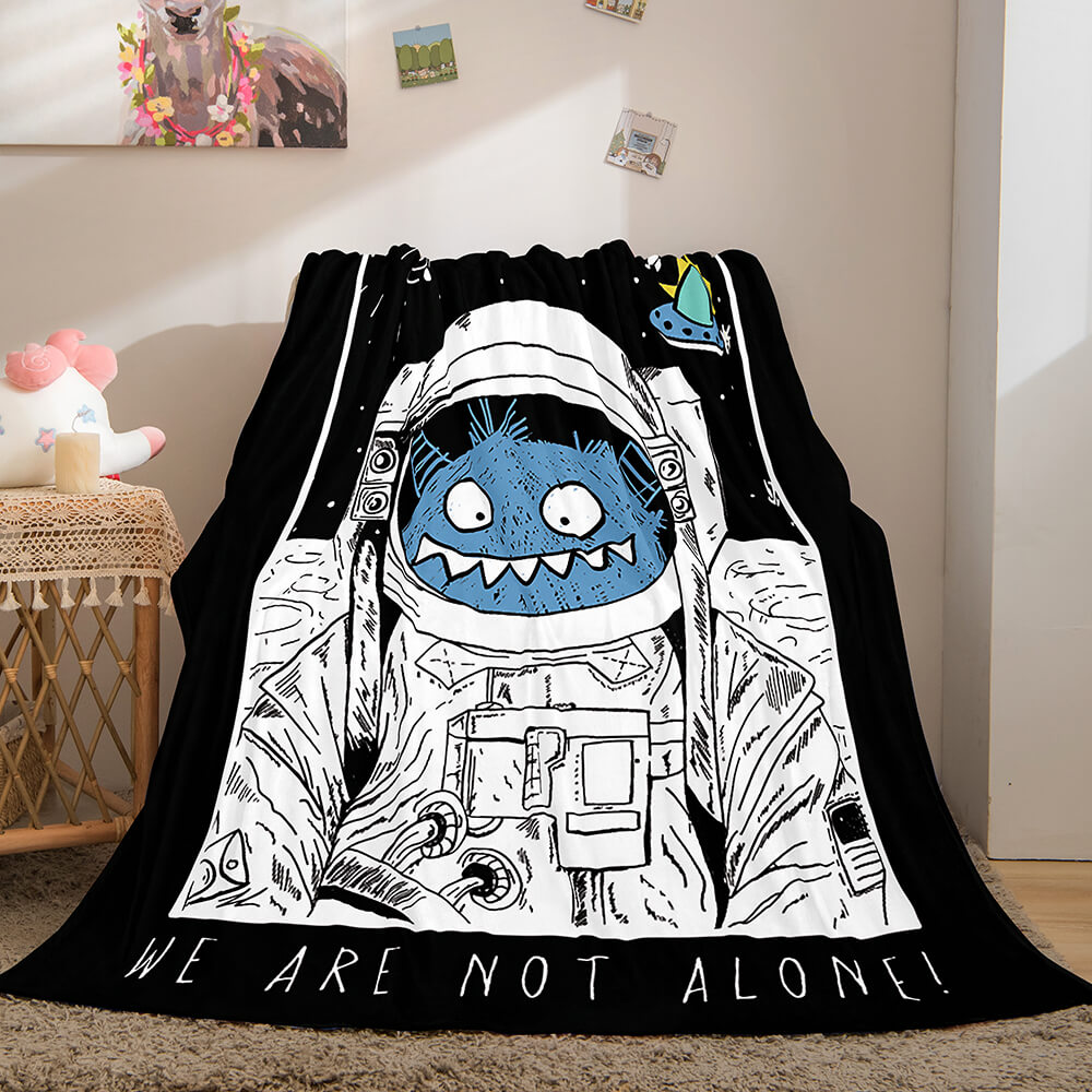 2024 NEW Astronaut Blanket Soft Flannel Blanket