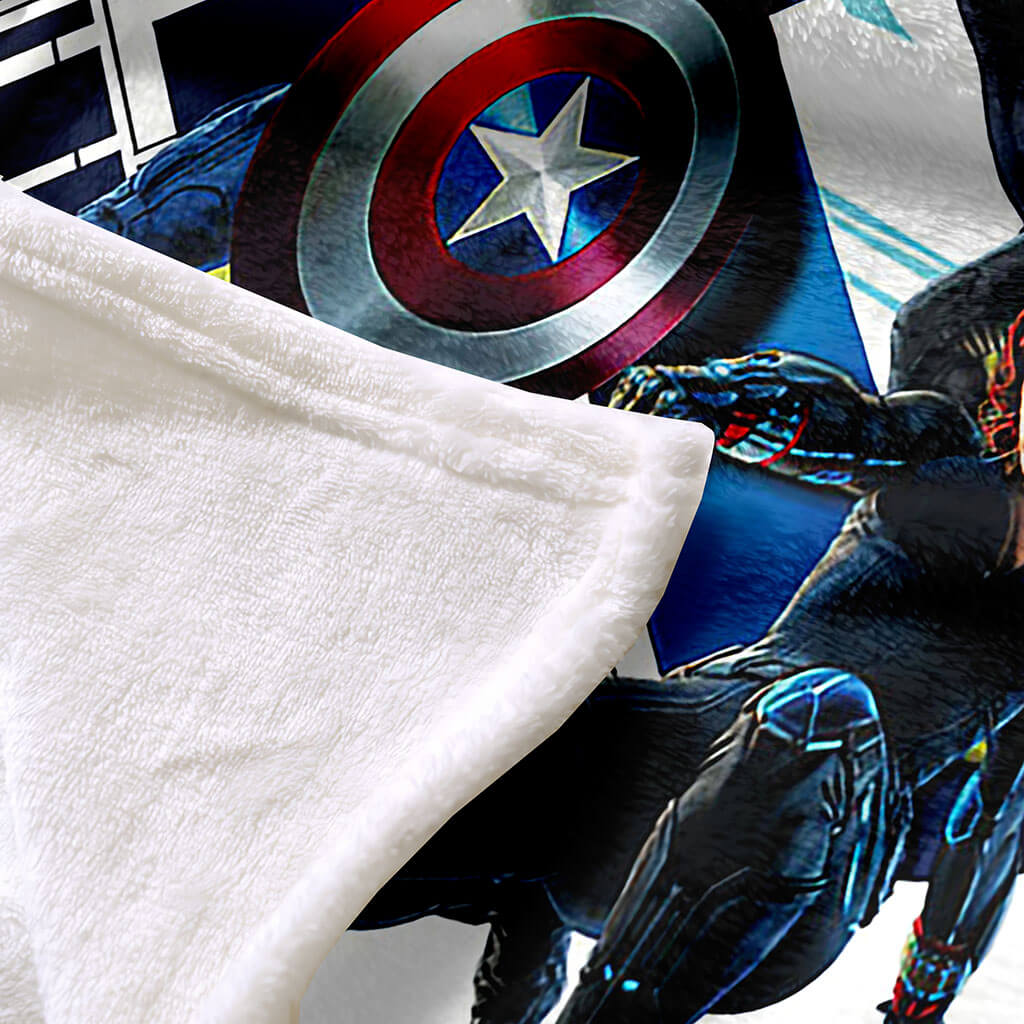 2024 NEW Avengers Blanket Flannel Throw Room Decoration