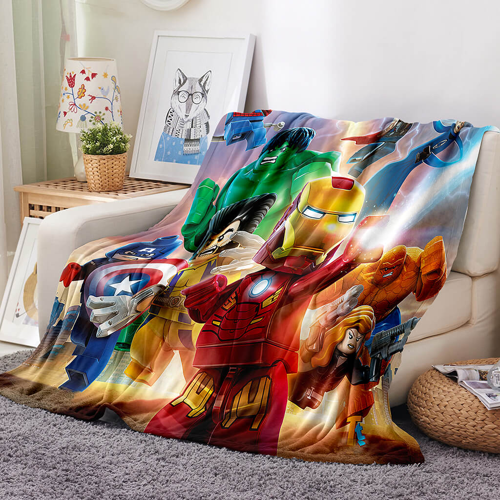 2024 NEW Avengers Blanket Flannel Throw Room Decoration