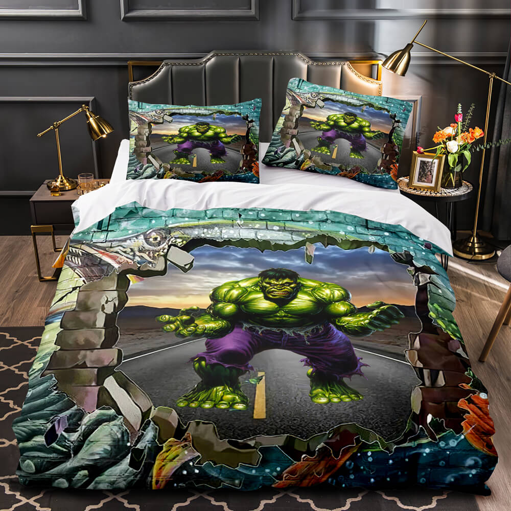 2024 NEW Avengers Cosplay Bedding Set Quilt Cover Without Filler