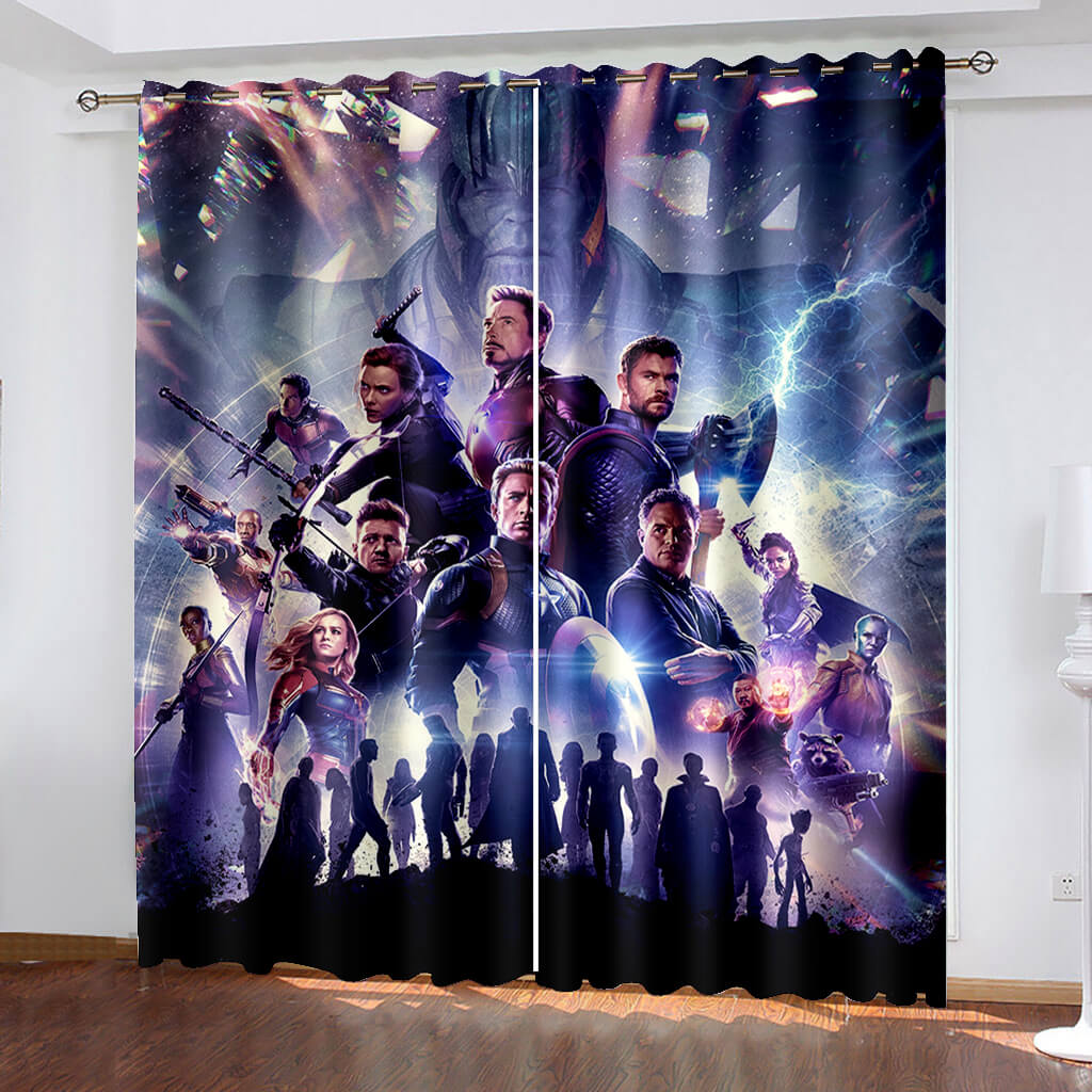 2024 NEW Avengers Curtains Blackout Window Drapes