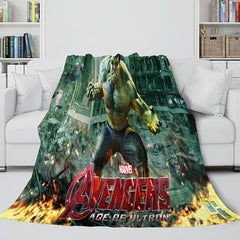 2024 NEW Avengers Flannel Fleece Throw Cosplay Blanket