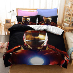 2024 NEW Avengers Ironman Captain America Bedding Set Quilt Cover Without Filler