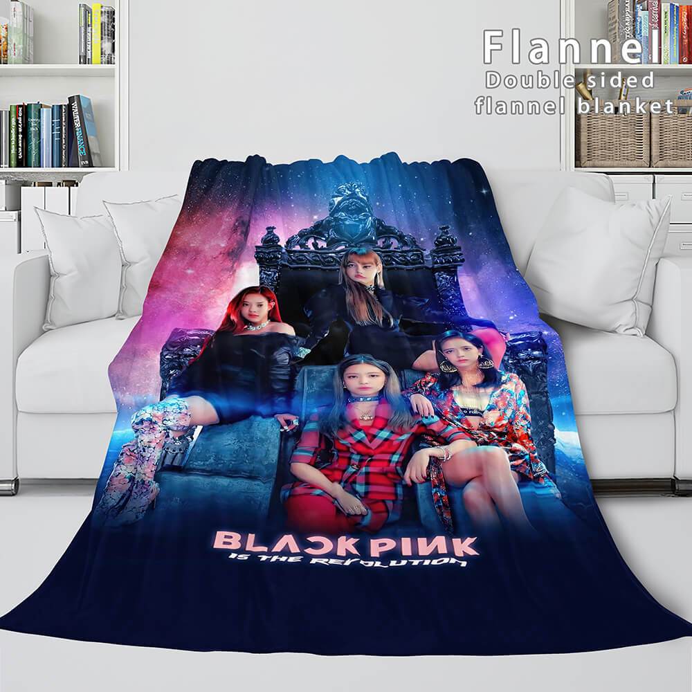 2024 NEW BLACKPINK Flannel Fleece Blanket