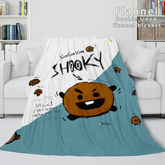 2024 NEW BT21 Cosplay Flannel Blanket Throw