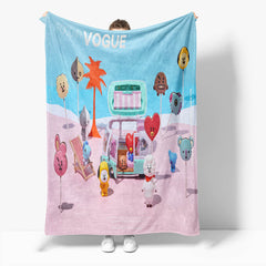 2024 NEW BT21 Flannel Fleece Throw Cosplay Blanket