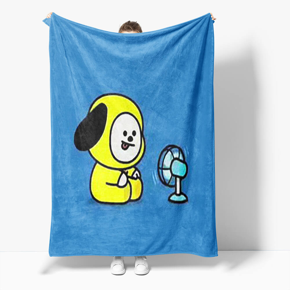 2024 NEW BT21 Flannel Fleece Throw Cosplay Blanket