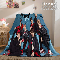 2024 NEW BTS Butter Cosplay Flannel Blanket Throw