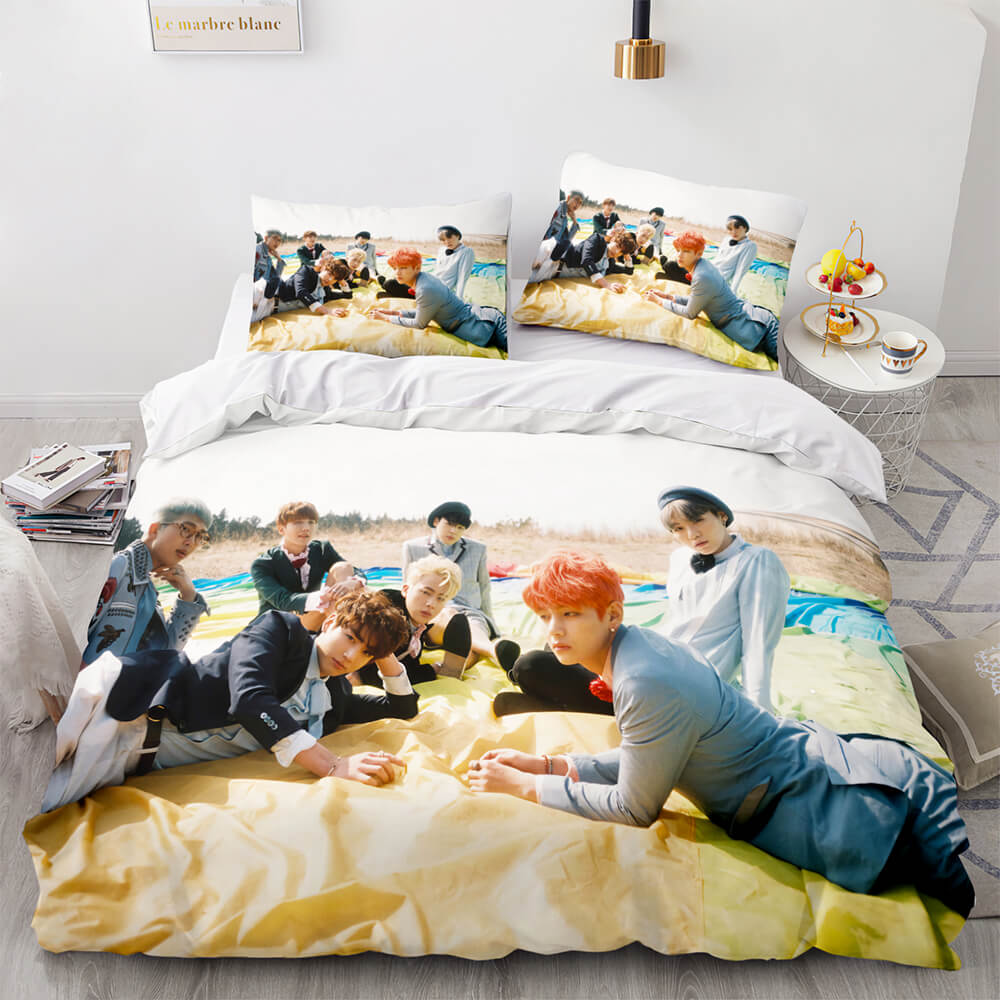 2025 NEW BTS Butter Cosplay Bedding Set Full Quilt Cover Without Filler
