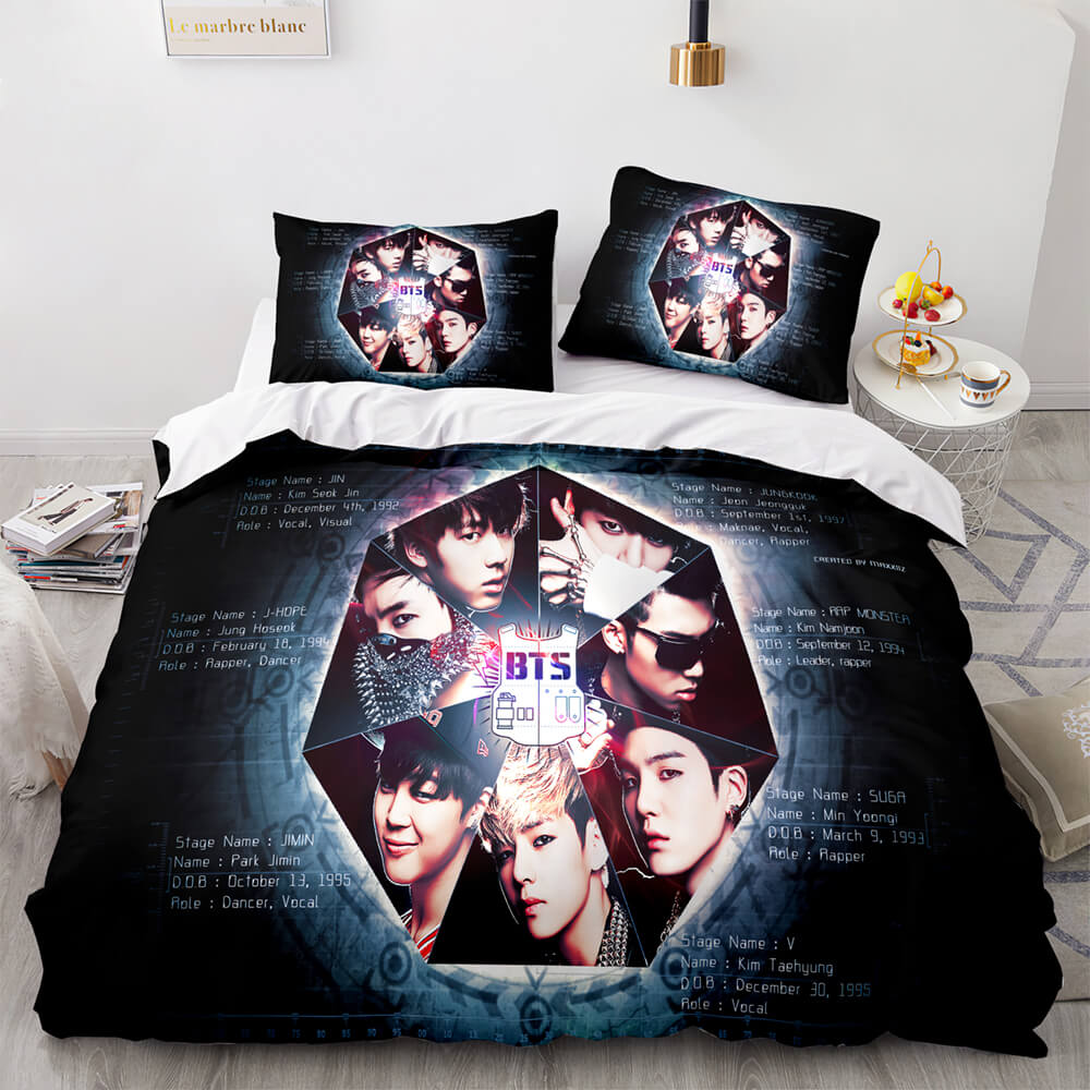 2025 NEW BTS Butter Cosplay Bedding Set Full Quilt Cover Without Filler